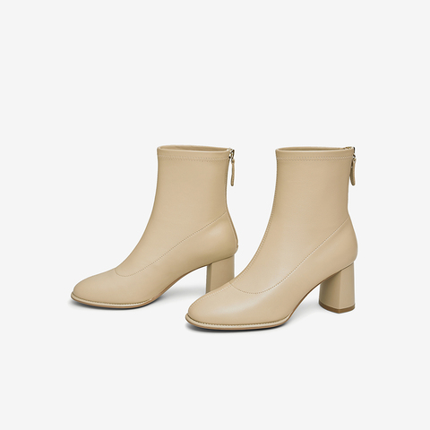 TATA/他她2025冬商场同款时尚休闲时装短靴女新款7D141DD5