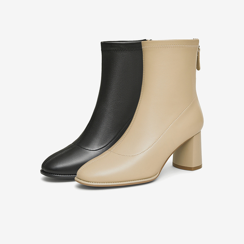 TATA/他她2025冬商场同款时尚休闲时装短靴女新款7D141DD5