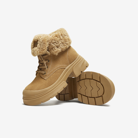 TATA/他她2025冬商场同款百搭时尚简约女马丁靴新款SWD01DD5