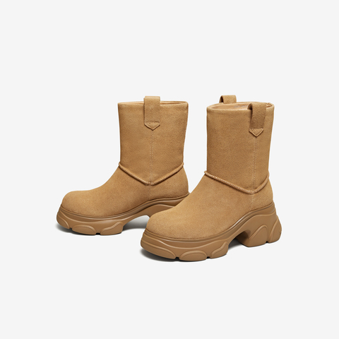 TATA/他她2025冬商场同款时尚百搭女休闲靴新款CEG15DZ5