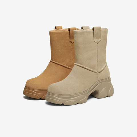 TATA/他她2025冬商场同款时尚百搭女休闲靴新款CEG15DZ5