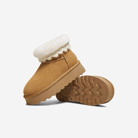 TATA/他她2025冬商场同款时尚百搭女休闲雪地靴新款CWW04DD5