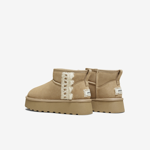 TATA/他她2025冬商场同款时尚百搭女休闲雪地靴新款CWW03DD5