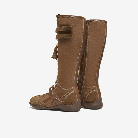 TATA/他她2025冬厚底阿甘鞋女百搭休闲新款高靴GWG01DG5