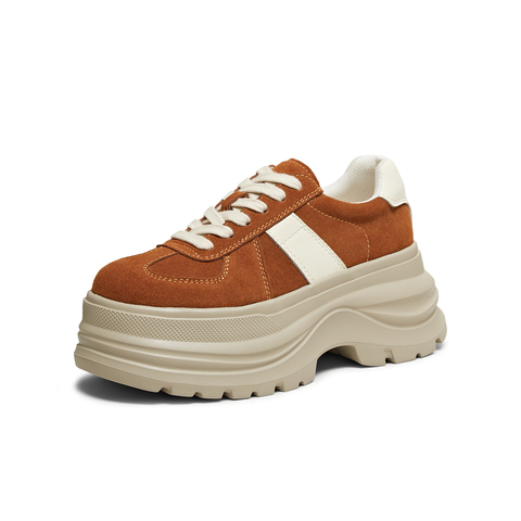 TATA/他她2025秋运动时尚休闲厚底女板鞋新款CKH01CM5