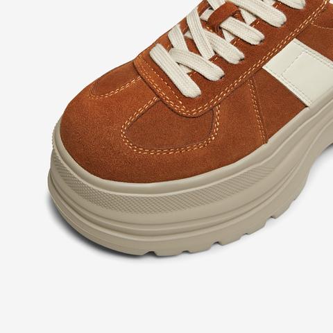 TATA/他她2025秋运动时尚休闲厚底女板鞋新款CKH01CM5