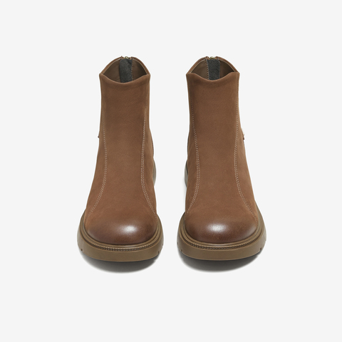 TATA/他她2025冬百搭女时装靴时尚短靴新款WXB05DD5