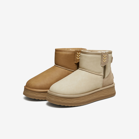 TATA/他她2025冬商场同款时尚百搭女休闲雪地靴新款CWX02DD5