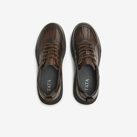 TATA/他她2025秋商场同款舒适百搭休闲男鞋新款VRA01CM5