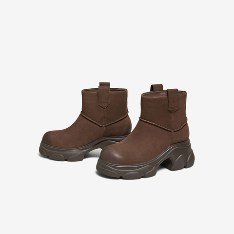 TATA/他她2025冬商场同款时尚百搭女休闲靴新款CEG10DD5