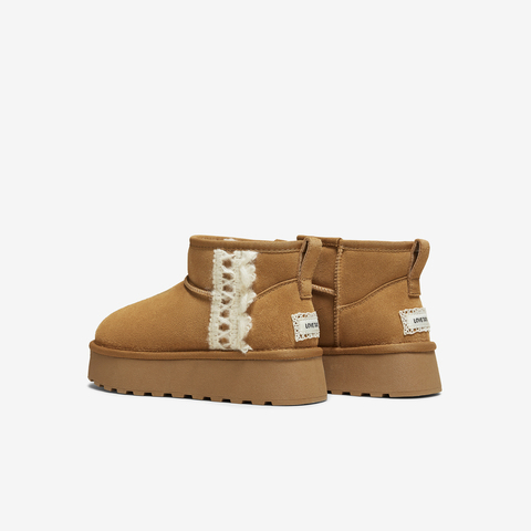 TATA/他她2025冬商场同款时尚百搭女休闲雪地靴新款CWW03DD5