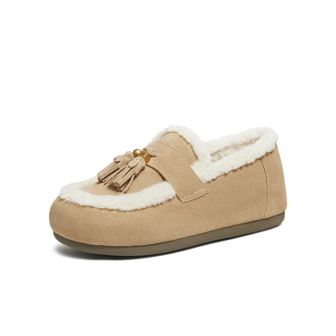 TATA/他她2025冬时尚女日常休闲毛毛鞋新款4WW01DA5