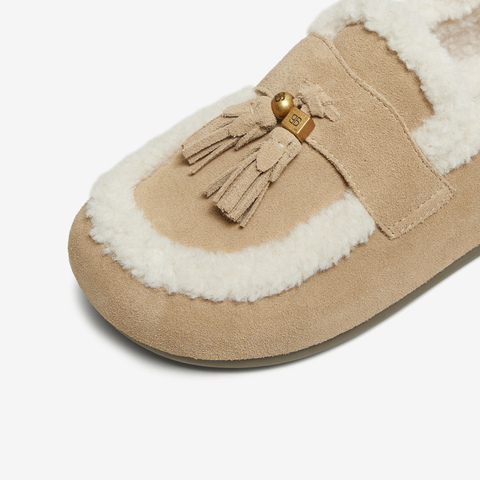 TATA/他她2025冬时尚女日常休闲毛毛鞋新款4WW01DA5