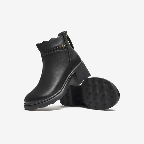 TATA/他她2025冬百搭通勤时装靴女休闲短靴新款CF201DD5