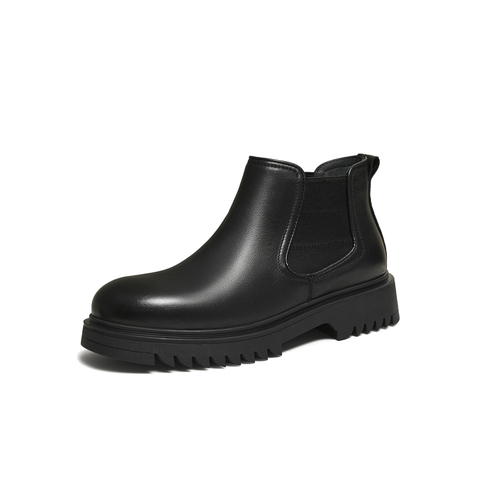 TATA/他她2025冬商场同款时尚简约百搭男士靴新款PGF01DD5