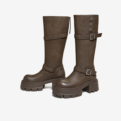 TATA/他她2025冬商场同款百搭通勤女休闲短靴新款G2E01DG5