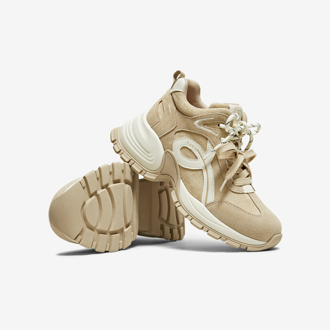 TATA/他她2025冬时尚休闲百搭女老爹鞋新款CJA01DM5