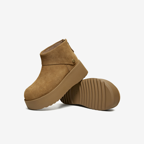 TATA/他她2025冬商场同款时尚百搭女勃肯鞋新款CMC01DD5
