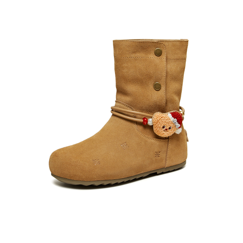 TATA/他她2025冬商场同款时尚简约百搭休闲靴新款K2G01DZ5