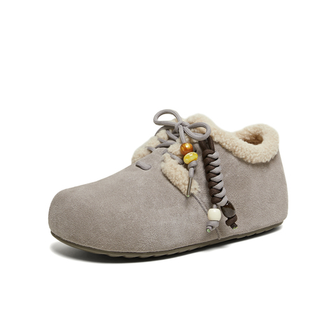 TATA/他她2025冬商场同款时尚百搭加绒女勃肯鞋新款Y2W01DM5