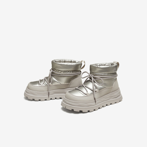 TATA/他她2025冬时尚百搭女休闲雪地靴新款CHG02DD5