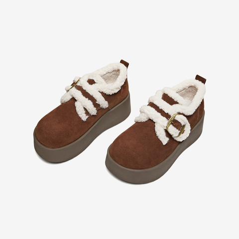 TATA/他她2025冬商场同款时尚百搭女勃肯鞋新款CMC02DM5