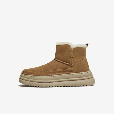 TATA/他她2025冬商场同款时尚简约百搭男士雪地靴新款OGD01DD5