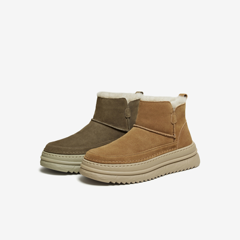 TATA/他她2025冬商场同款时尚简约百搭男士雪地靴新款OGD01DD5