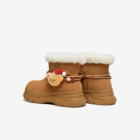 TATA/他她2025冬商场同款百搭时尚简约女雪地靴新款K2F01DD5