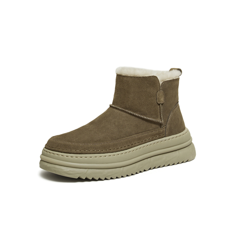 TATA/他她2025冬商场同款时尚简约百搭男士雪地靴新款OGD01DD5