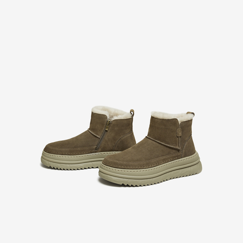 TATA/他她2025冬商场同款时尚简约百搭男士雪地靴新款OGD01DD5