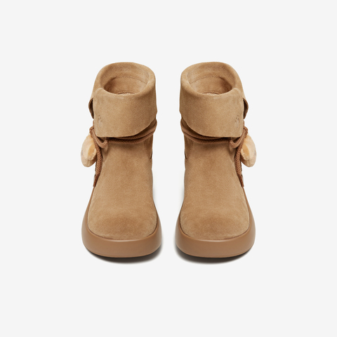 TATA/他她2025冬商场同款百搭时尚简约女雪地靴新款4RY01DD5