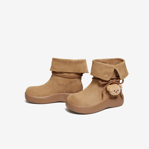 TATA/他她2025冬商场同款百搭时尚简约女雪地靴新款4RY01DD5