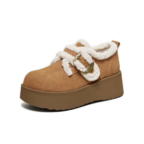 TATA/他她2025冬商场同款时尚百搭女勃肯鞋新款CMC02DM5