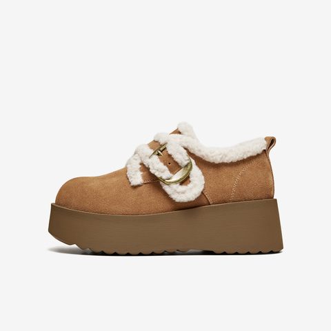 TATA/他她2025冬商场同款时尚百搭女勃肯鞋新款CMC02DM5