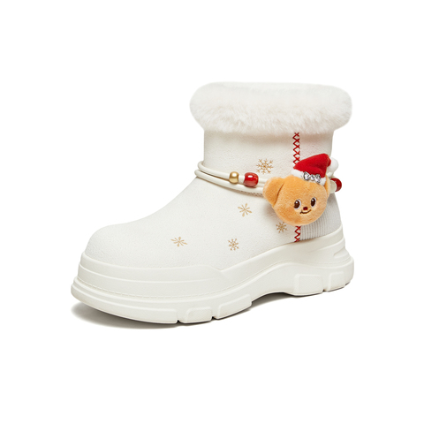 TATA/他她2025冬商场同款百搭时尚简约女雪地靴新款K2F01DD5