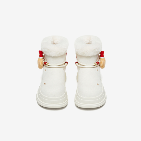 TATA/他她2025冬商场同款百搭时尚简约女雪地靴新款K2F01DD5