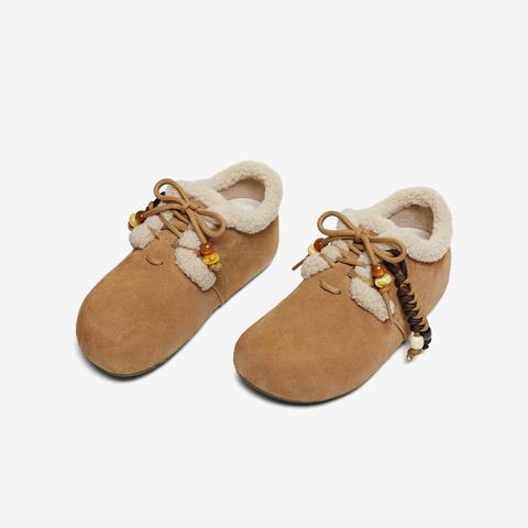 TATA/他她2025冬商场同款时尚百搭加绒女勃肯鞋新款Y2W01DM5