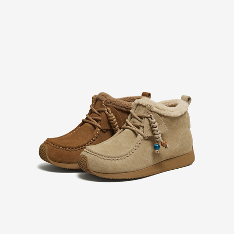 TATA/他她2026春商场同款女保暖时尚休闲勃肯鞋新款CKV02AD6