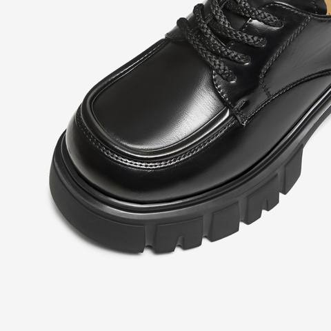 TATA/他她2026春商场同款女牛津鞋简约系带单鞋新款CHY05AM6