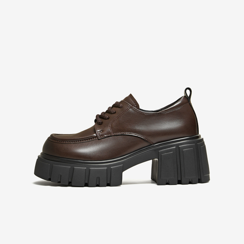 TATA/他她2026春商场同款女牛津鞋简约系带单鞋新款CHY05AM6