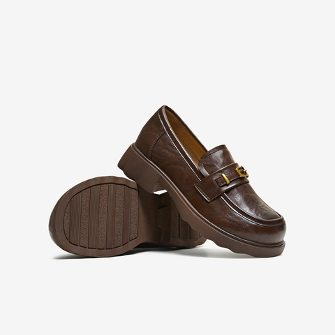 TATA/他她2026春商场同款时尚休闲百搭乐福鞋新款CLP02AA6