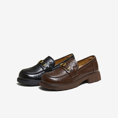 TATA/他她2026春商场同款时尚休闲百搭乐福鞋新款CLP02AA6