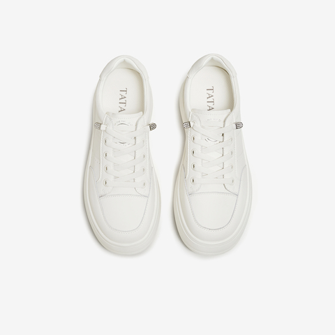 TATA/他她2026春商场同款时尚休闲百搭板鞋鞋新款CLK01AM6