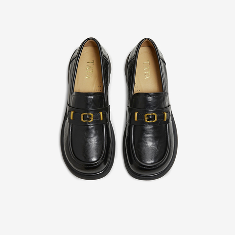 TATA/他她2026春商场同款时尚休闲百搭乐福鞋新款CLP02AA6