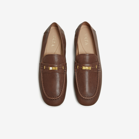 TATA/他她2026春商场同款时尚休闲百搭乐福鞋新款7QCB8AA6