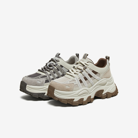 TATA/他她2026春商场同款时尚休闲百搭女老爹鞋新款CJY01AM6