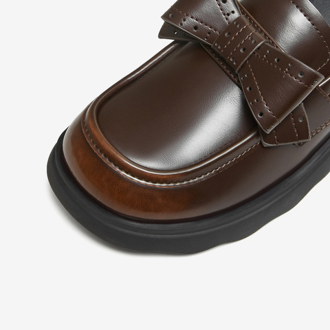 TATA/他她2026春商场同款时尚休闲百搭乐福鞋新款JZX01AA6