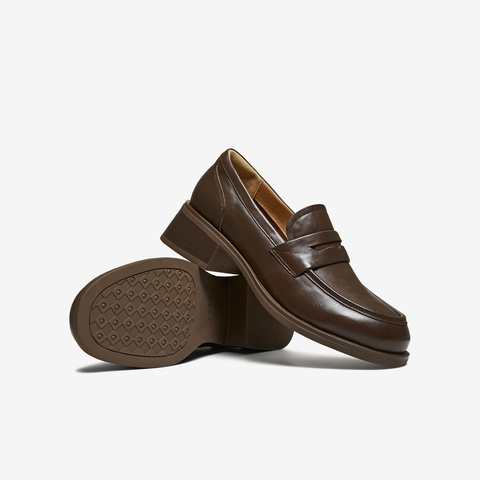 TATA/他她2026春商场同款时尚休闲百搭乐福鞋新款JZY01AA6