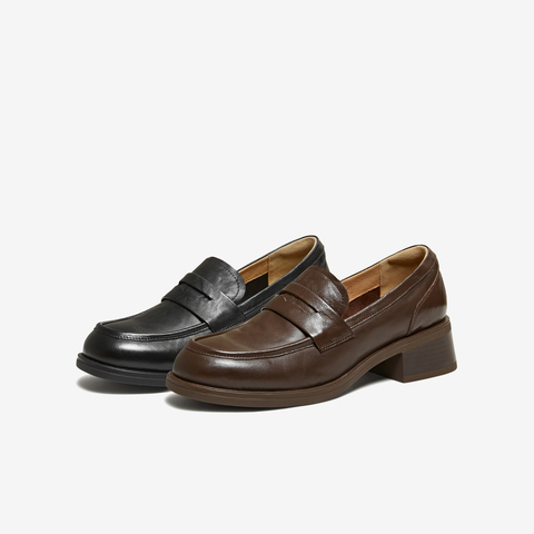 TATA/他她2026春商场同款时尚休闲百搭乐福鞋新款JZY01AA6